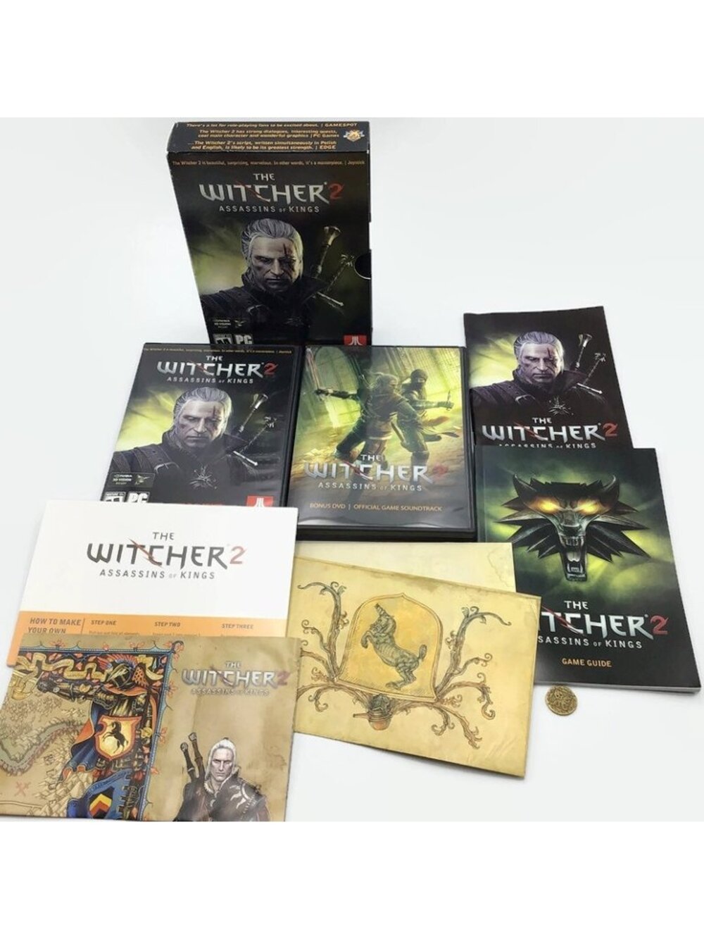 The Witcher 2: Assassins of Kings - 4 Discs, PC DVD-ROM Complete Game